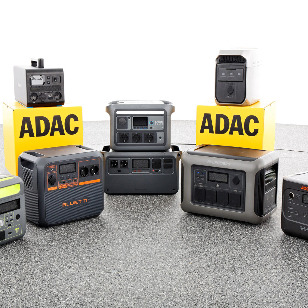 Nicht jede Powerstation ist ein sicherer Begleiter: ADAC testet acht mobile Akkus