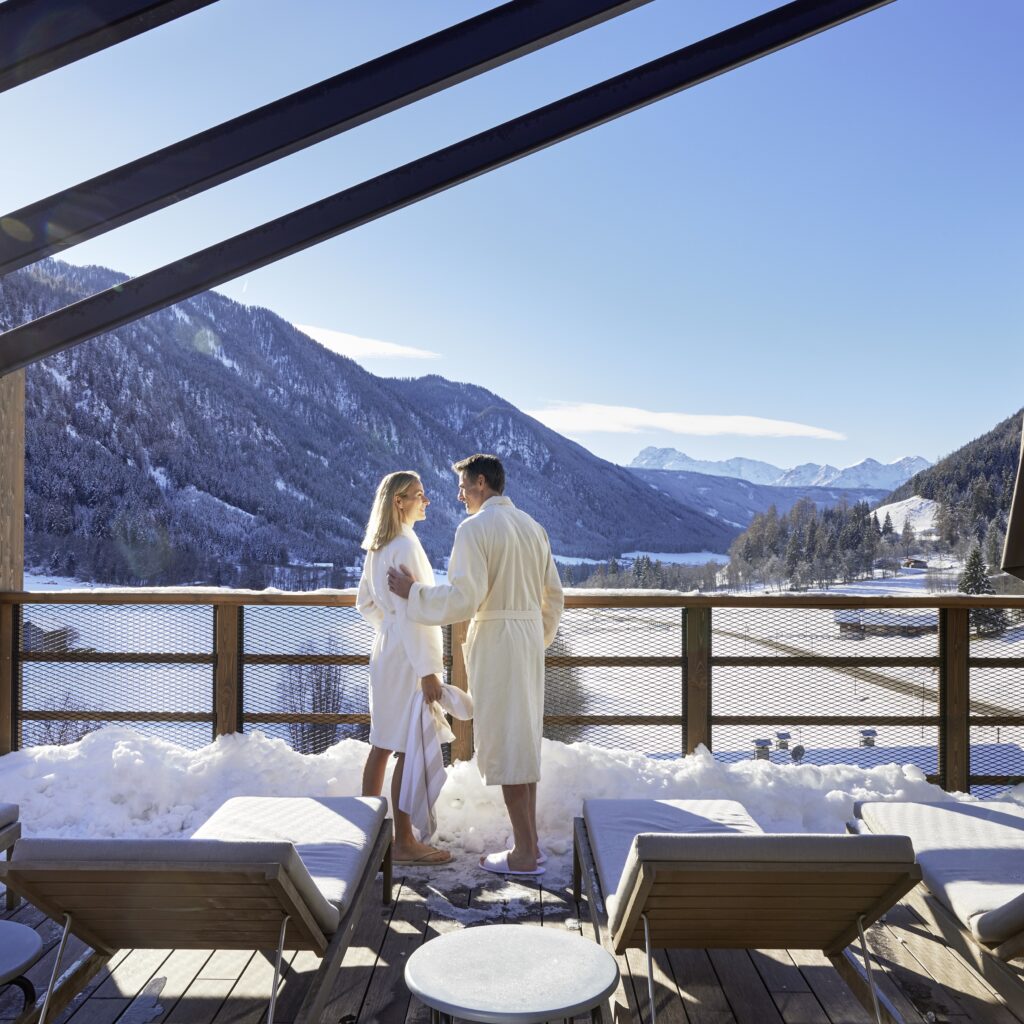 Beeindruckendes Luxury Spa und geführte Outdoor-Erlebnisse im winterlichen Gsiesertal