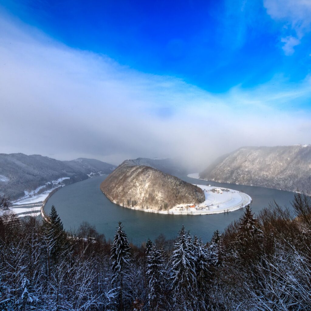Magische Wintertage am großen Strom